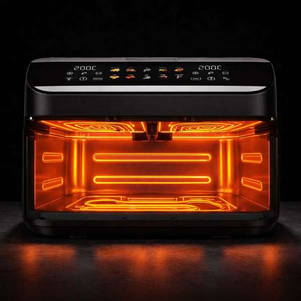 Multi-Heissluftfritteuse Duo Family 9 L