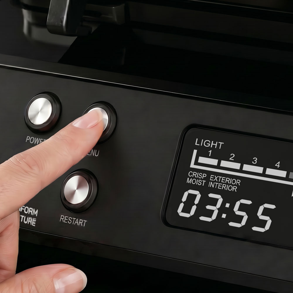 GASTROBACK® Waffle Maker - 42448 - Waffle Maker Advanced Control Pro 4 - BLACK EDITION