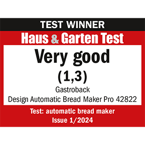 GASTROBACK® Automatic Bread Maker - 42822 - Design Automatic Bread Maker Pro - Haus & Garten Test 1/2024