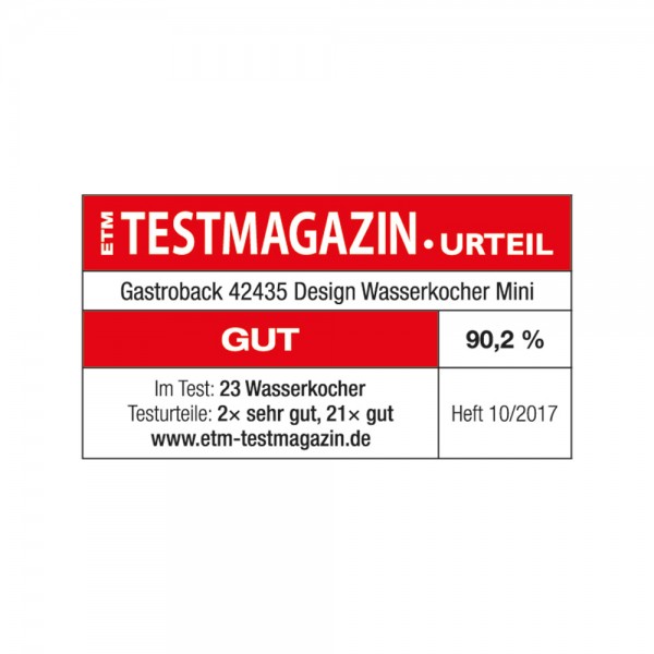 GASTROBACK® Water Kettle - 42435 Design Water Kettle Mini