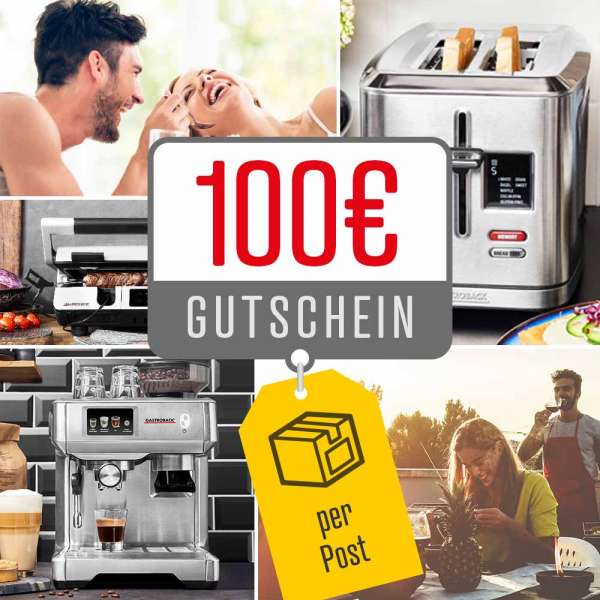 Geschenkgutschein 100 € per Postversand