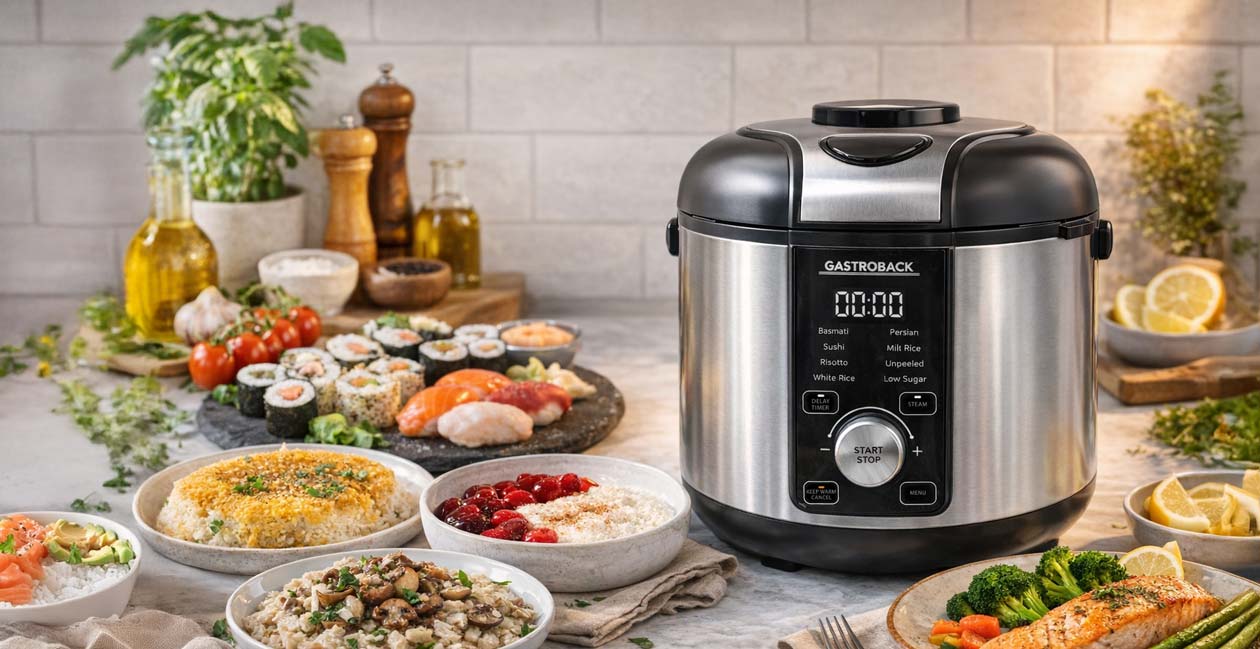 GASTROBACK® Heissluftfritteuse - 42586 - Multi-Heissluftfritteuse Duo Family 9 L