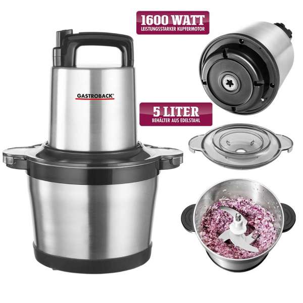 GASTROBACK® Zerkleinerer GASTROBACK® Zerkleinerer - 40966 - Design Multizerkleinerer Professional 5 L