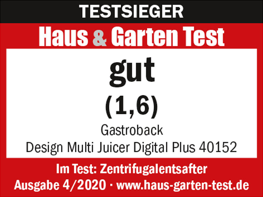 GASTROBACK® Juicer - 40152 Design Multi Juicer Digital Plus GASTROBACK® Juicer - 40152 Design Multi Juicer Digital Plus