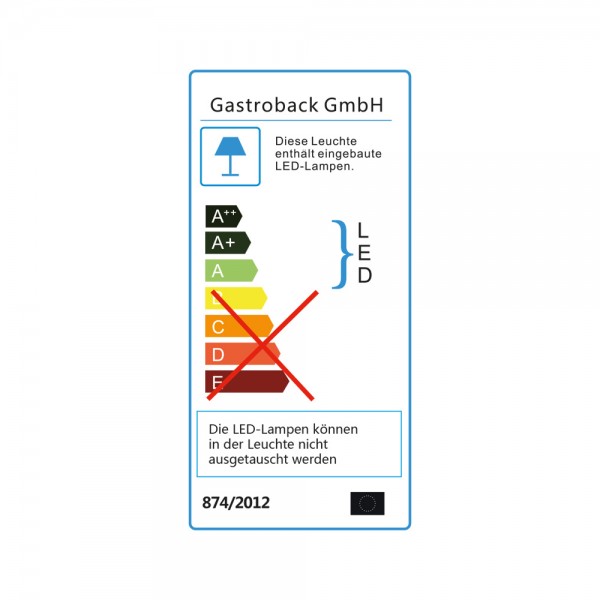 GASTROBACK® Table Lamp - 60000 Design LED Light & Charge