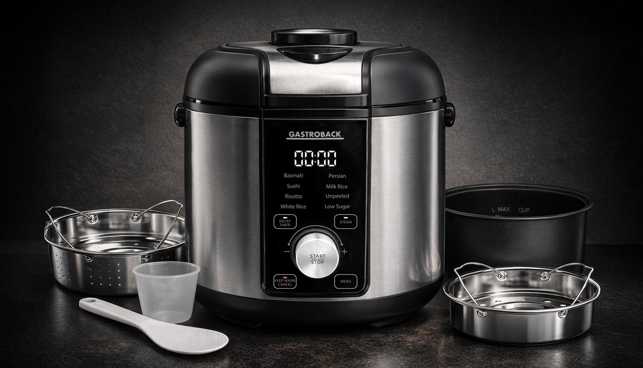 GASTROBACK® Heissluftfritteuse - 42586 - Multi-Heissluftfritteuse Duo Family 9 L