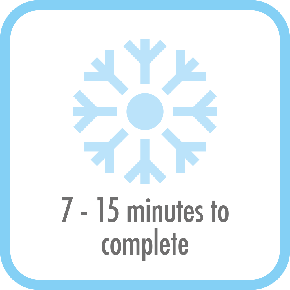 Ice Maker Bartender Pro - 7 to 15 minutes to completion