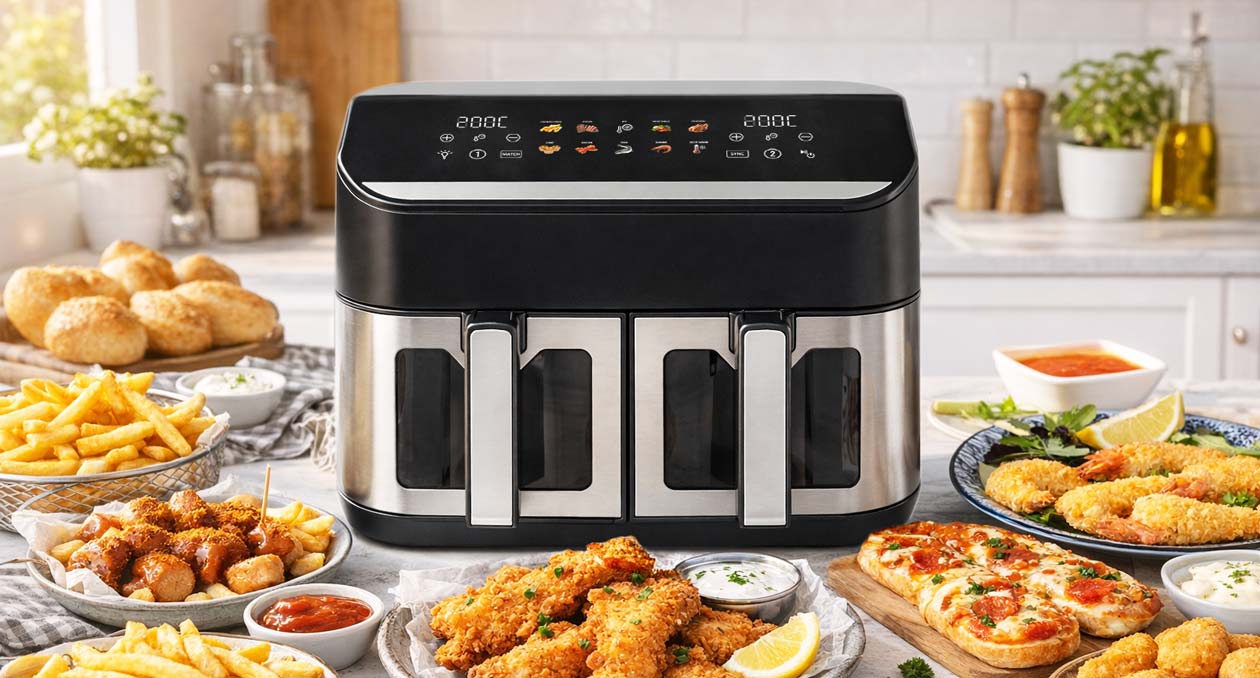 GASTROBACK® Heissluftfritteuse - 42586 - Multi-Heissluftfritteuse Duo Family 9 L