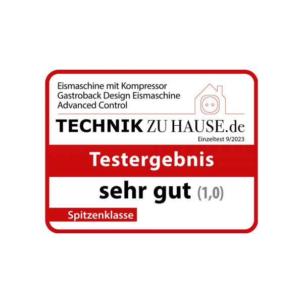 GASTROBACK® Ice Creme Maker - 42900 - Design Ice Creme Maker Advanced Control