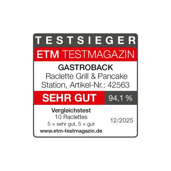 Raclette Grill & Pancake Station