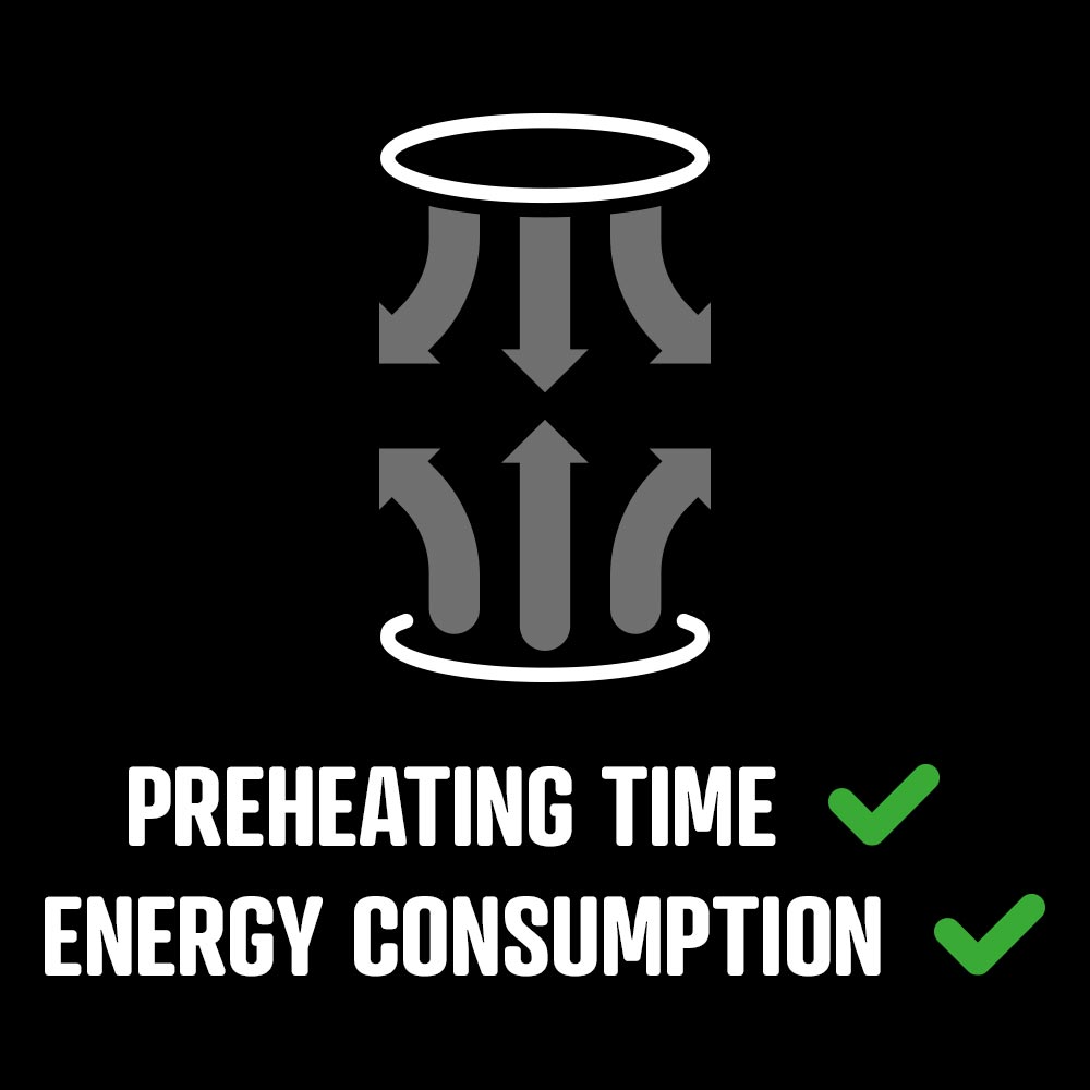 GASTROBACK® Airfryer - 42585 - Multi Hot Airfryer Heat & Crisp Family 8 L