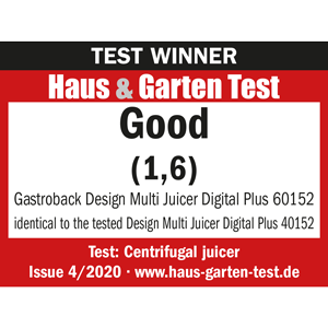 GASTROBACK® Juicer - 40152 Design Multi Juicer Digital Plus GASTROBACK® Juicer - 40152 Design Multi Juicer Digital Plus