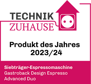GASTROBACK® Siebtraegermaschine mit Zweikreis-Thermoblock-System - 42626 Design Espresso Advanced Duo