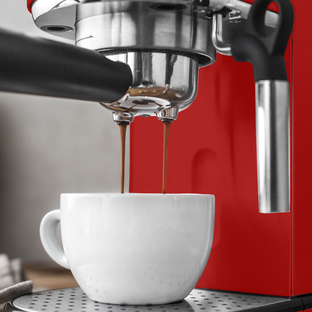 GASTROBACK® Siebträgermaschine - 42719 Design Espresso Piccolo rot