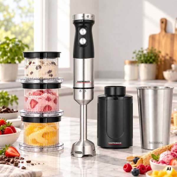 Power Hand Blender + Ice Cream
