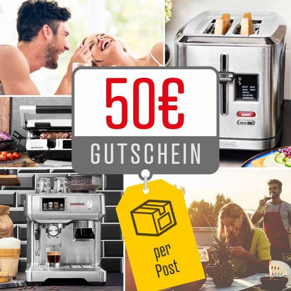 Geschenkgutschein 50 € per Postversand