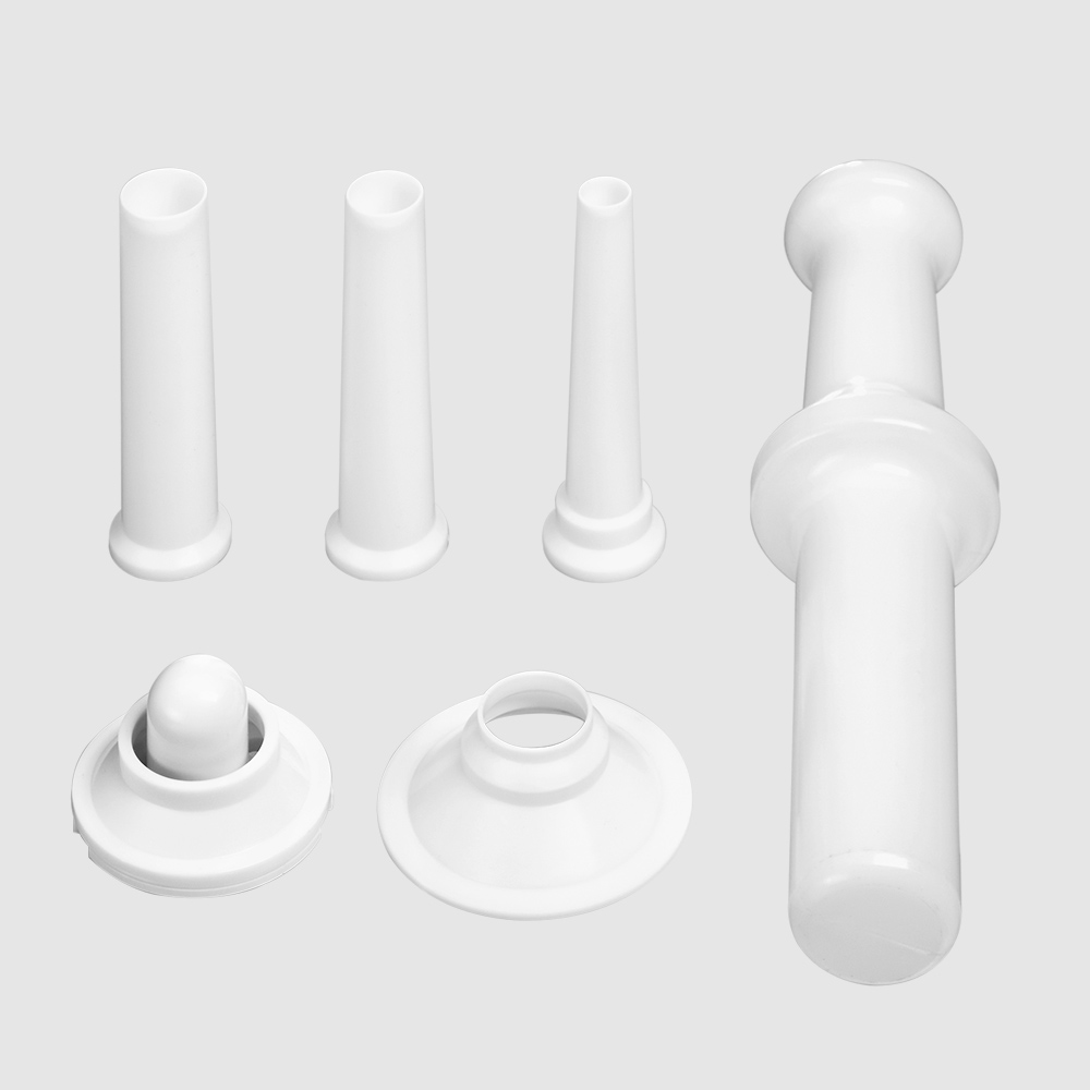 3 sausage filling attachments and Kebbe attachment for oriental cuisine