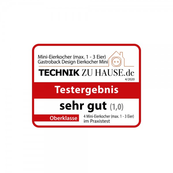 GASTROBACK® Eierkocher - 42800 - Design Eierkocher Mini