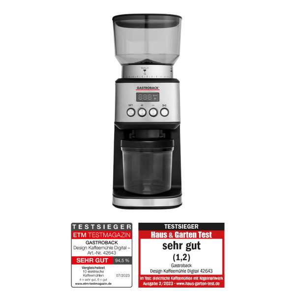 GASTROBACK® Kaffeemühle - 42643 - Design Kaffeemühle Digital