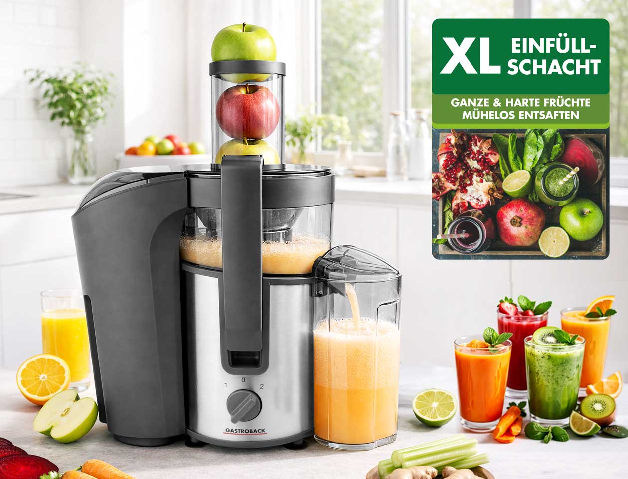GASTROBACK® Entsafter - 40116 - Vital Juicer Plus