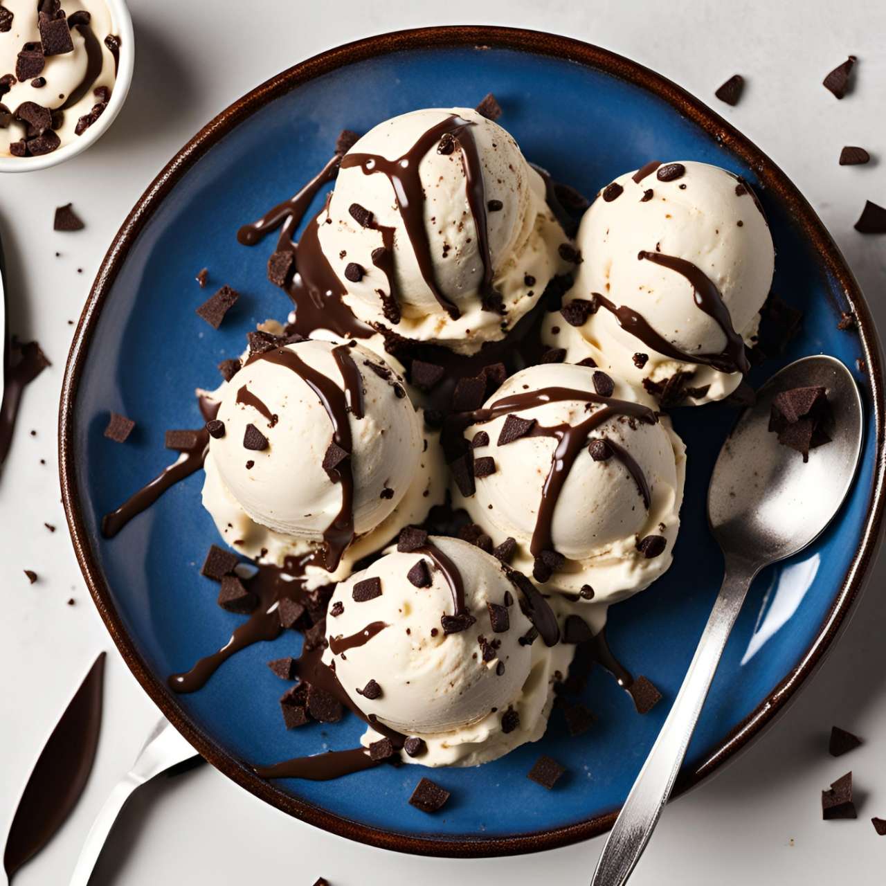 Stracciatella-Eis