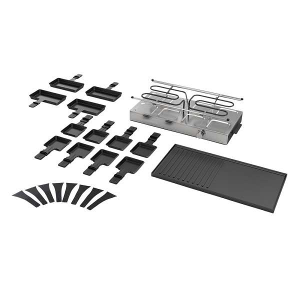 GASTROBACK - 42563 - Raclette Grill & Pancake Station - for 8 people - 2-in-1 - versatile multifunctional appliance - XXL double pans