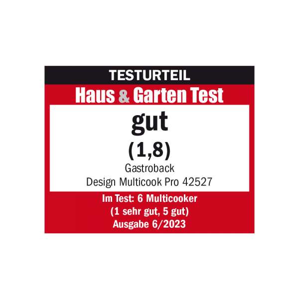 GASTROBACK® Reiskocher & Multikocher - 42527 - Design Multicook Pro
