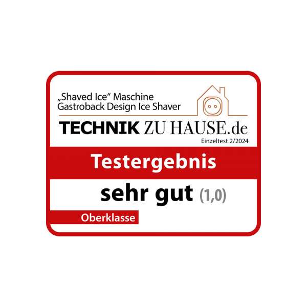 GASTROBACK® Ice Shaver - Slushy Maker - Ice Cream Maker - Ice-Scraper - 42905 - Design Ice Shaver