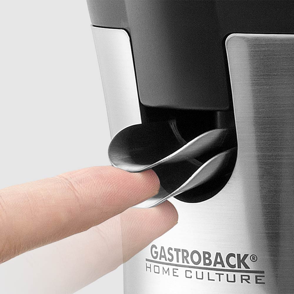 Foldable juice outlet, no dripping