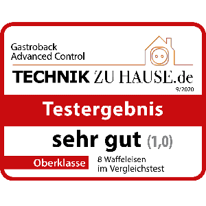 TESTSIEGER Waffeleisen GASTROBACK® Waffeleisen Advanced Control 42424 Technik zu Hause 2020