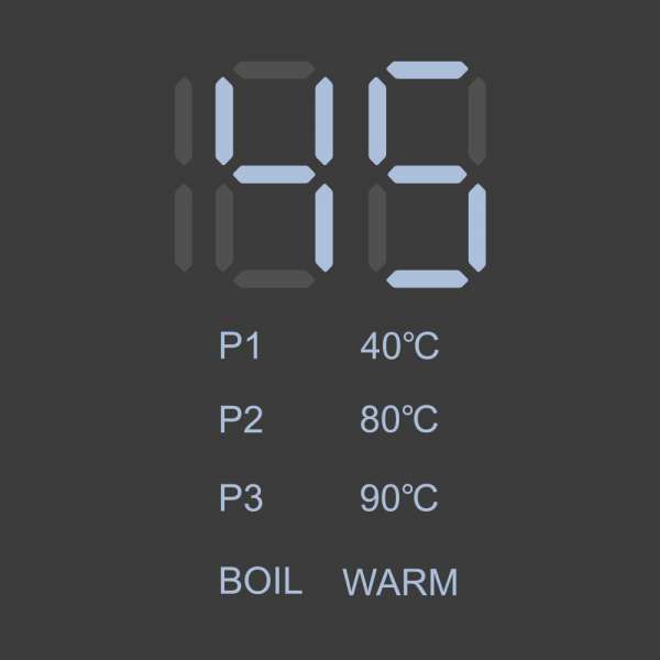 Water Kettle Cool Touch Express Digital 3000 W