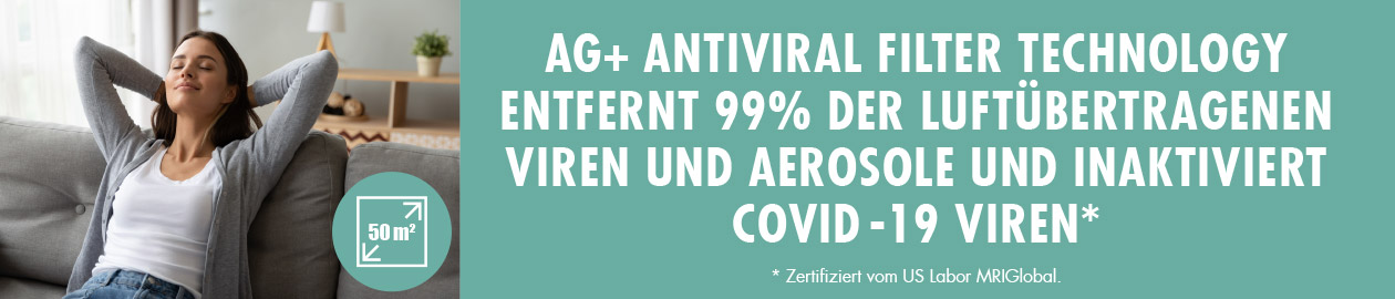 GASTROBACK® Luftreiniger AG+ AirProtect mit Silber-Ion Antiviral Technology GASTROBACK® Luftreiniger AG+ AirProtect mit Silber-Ion Antiviral Technology