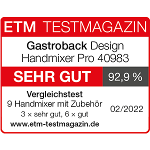 GASTROBACK® Handmixer - 40983 Design Handmixer Pro
