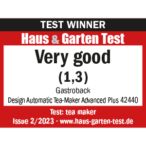 TEST WINNER Tea Maker - GASTROBACK® Design Tea Maker Advanced Plus - 62440 - Haus & Garten Test 2/2023
