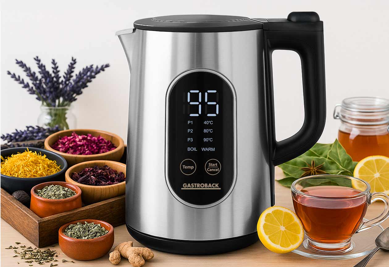 GASTROBACK® Water Kettle - 42446 - Water Kettle Cool Touch Express Digital 3.000 W