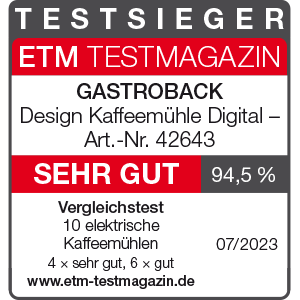 GASTROBACK® Digital Design Kaffeemühle |