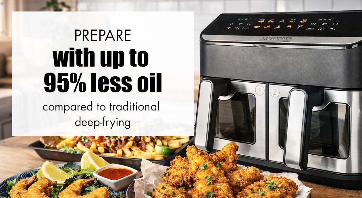 GASTROBACK® Air Fryer - 42586 - Multi Hot Air Fryer Duo Family 9 L