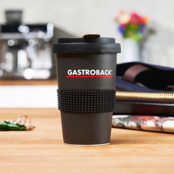 Coffee to go mug made of porcelain