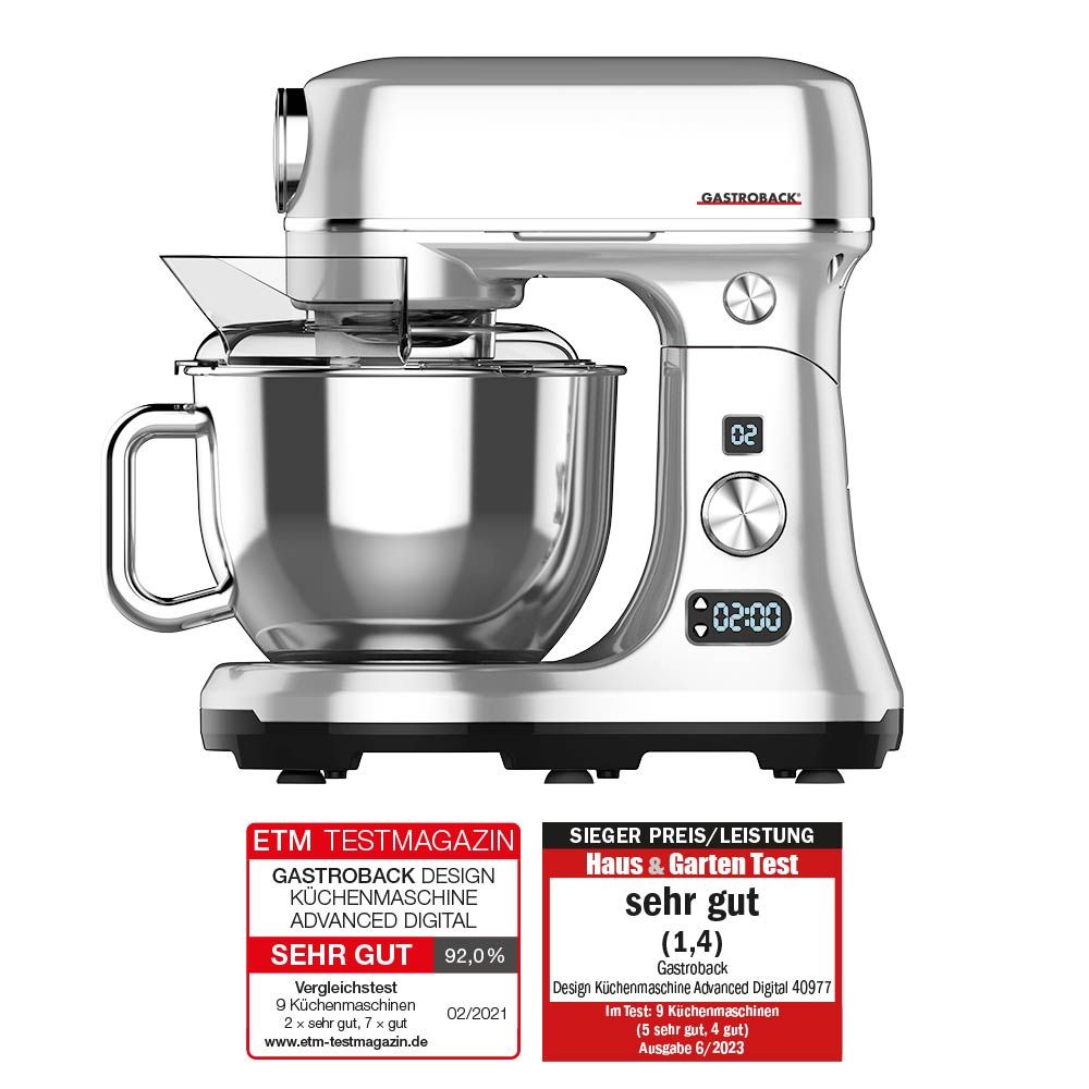 GASTROBACK Design Eismaschine Advanced Control - 2-in-1 Mit Kompressor Für Eis & Joghurt