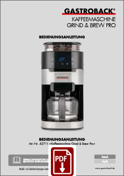 62711 - Coffee Machine Grind & Brew Pro - IM