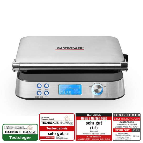 GASTROBACK® Waffeleisen - 42424 Waffeleisen Advanced Control
