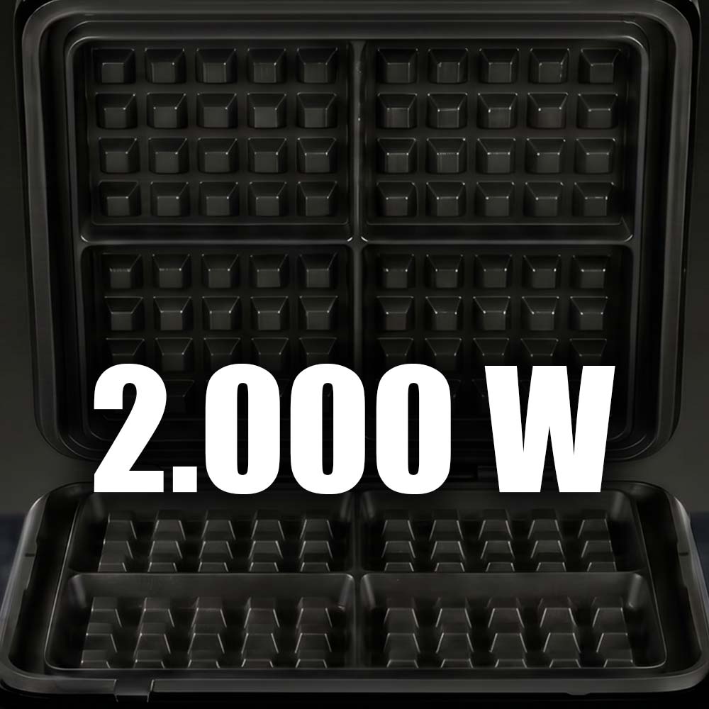 GASTROBACK® Waffle Maker - 42448 - Waffle Maker Advanced Control Pro 4 - BLACK EDITION