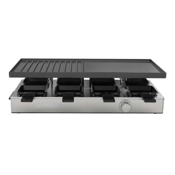 GASTROBACK - 42563 - Raclette Grill & Pancake Station - for 8 people - 2-in-1 - versatile multifunctional appliance - XXL double pans
