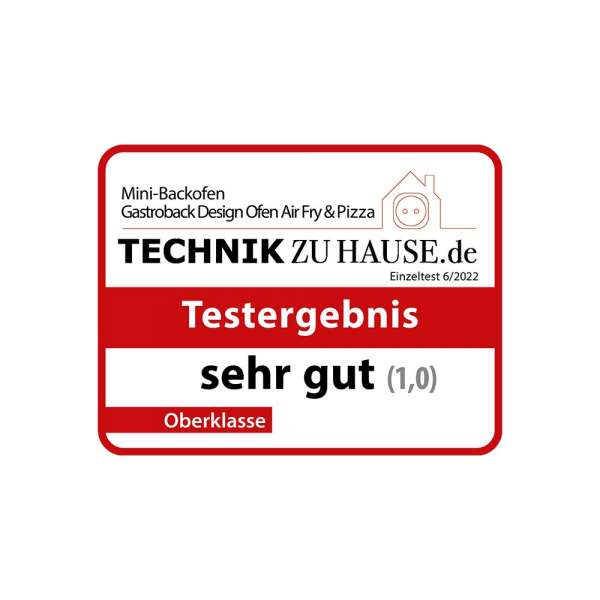 GASTROBACK® Mini Ofen - 42815 - Design Ofen Air Fry & Pizza