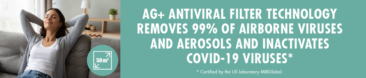 GASTROBACK® Air Purifier AG+ AirProtect with Silver-Ion Antiviral Technology