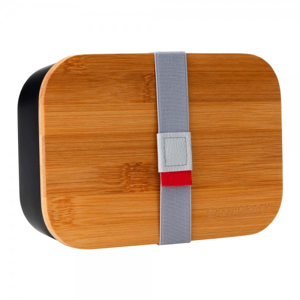 Gastroback Lunchbox schwarz, mit Bambusdeckel