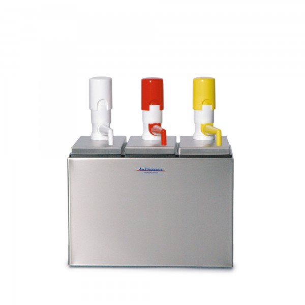 Saucenbar aus Edelstahl 3 tlg.