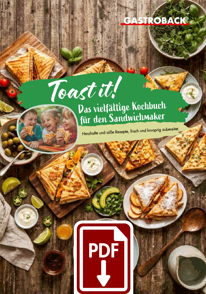 Sandwichmaker - Rezeptheft - Toast-It