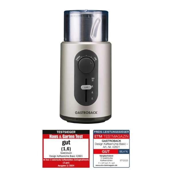 GASTROBACK® Coffee Grinder - 42601 - Design Coffee Grinder Basic