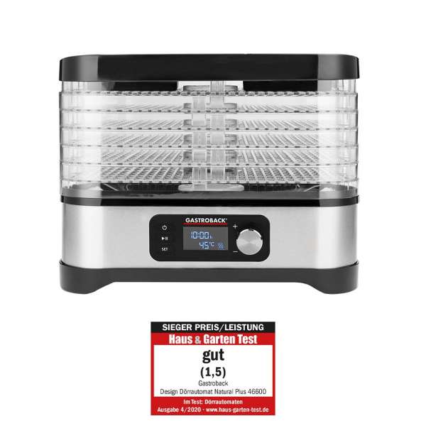 GASTROBACK Dörrautomat - GASTROBACK Dörrautomat - 46600 - Design Dörrautomat Natural Plus